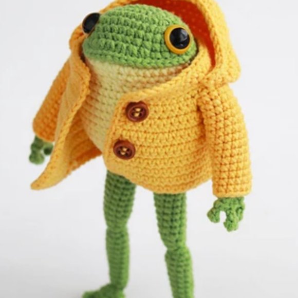 Hugo The Frog, Amigurumi Toy Pattern ,The pattern is available in English, Germa - Picture 5 of 5